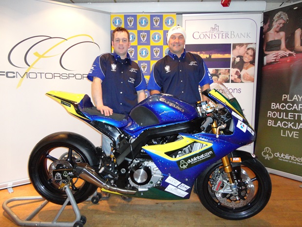 Ben Wylie (Left) and Billy Smith are ready for the 2012 Isle of Man TT with AFC Motorsport